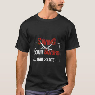 Camiseta Vintage Nadando Sua Espada Engraçado Para Homens M