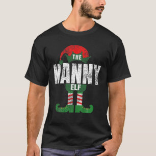 Camiseta Vintage Nanny Elf Costume Matando Famílias Ofertas