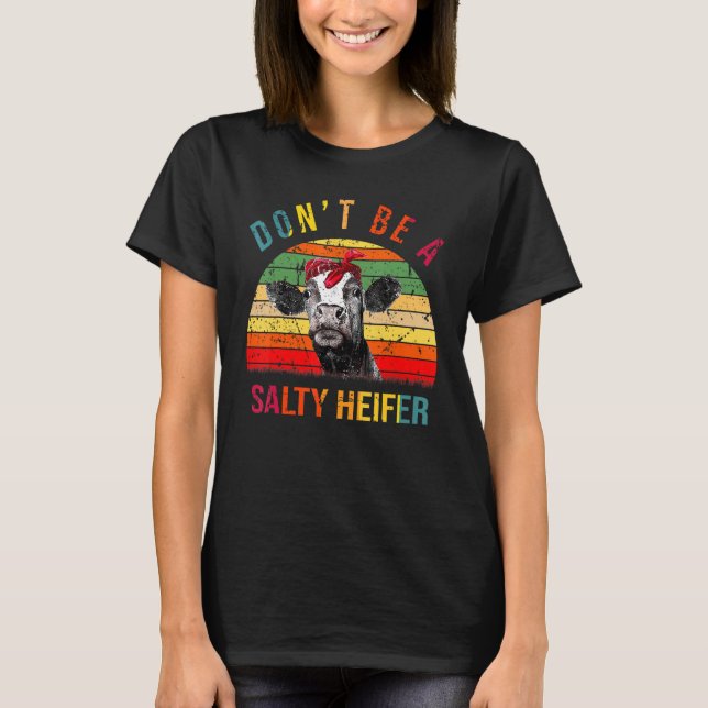Camiseta Vintage Não É Uma Vaca Salgada (Frente)