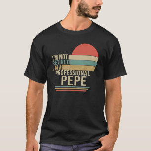 Camiseta Vintage, não estou aposentado, sou um profissional