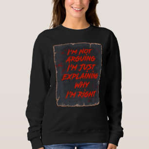Camiseta Vintage Não estou discutindo. Estou explicando por