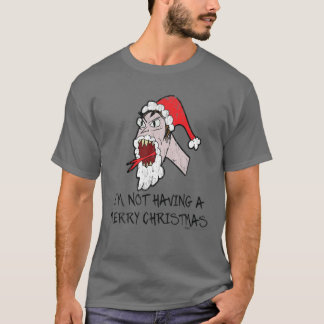 Camiseta Vintage, não estou tendo uma Cobra de Natal Casado