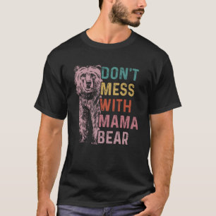 Camiseta Vintage não mama mães engraçadas