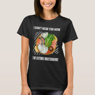 Camiseta Vintage, não posso ouvi-lo agora estou comendo mos