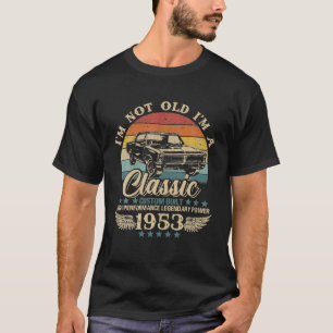 Camiseta Vintage Não sou Velho, sou Clássico Gráfico de Car