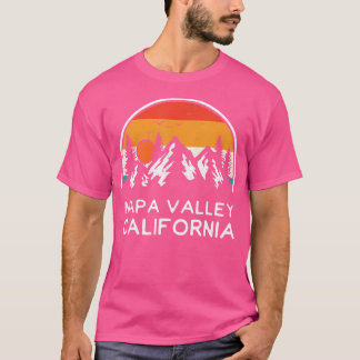 Camiseta Vintage Napa Vale da Califórnia Montanhas Ca Camin