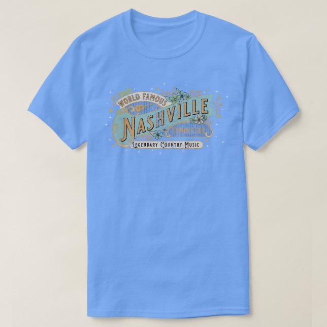 Camiseta Vintage Nashville Rough (Frente do Design)