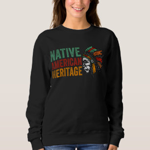 Camiseta Vintage Native American Heritage Month Headdress C