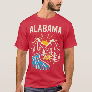 Camiseta Vintage Nature Landscape Alabama