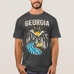 Camiseta Vintage Nature Landscape Georgia TSirt