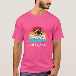 Camiseta Vintage Neah Bay WA Afetou a Baleia Assassina de O