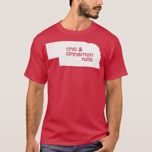 Camiseta Vintage Nebraska Comida Chili Cinnamon Rolls