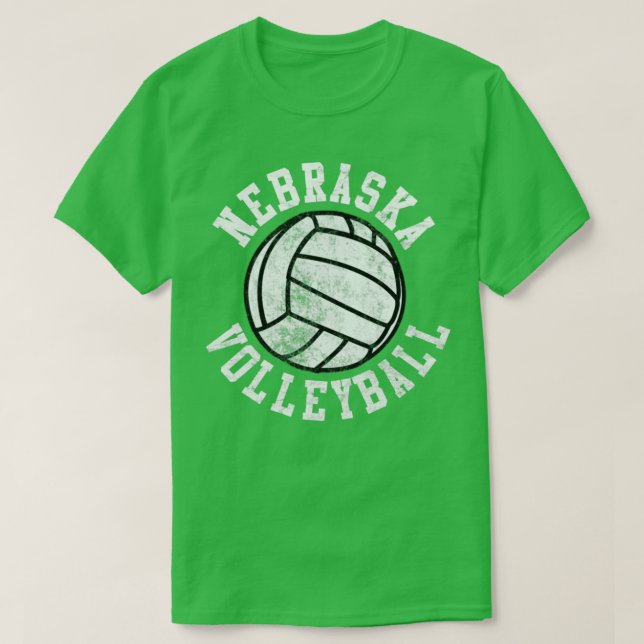 Camiseta Vintage Nebraska Voleibol (Frente do Design)