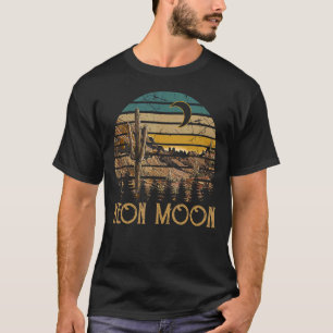 Camiseta Vintage Neons's Moon's Lighting Cactus Moonl