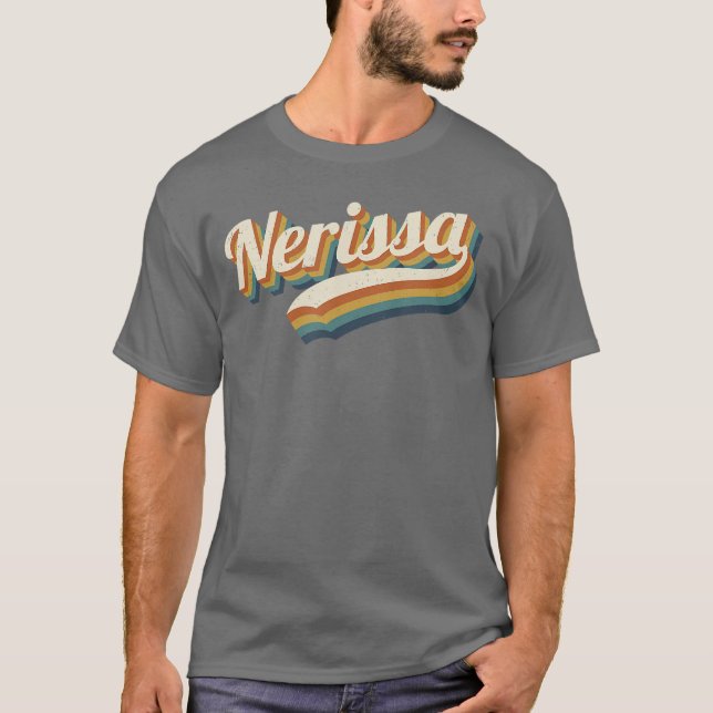 Camiseta Vintage Nerissa Personalized Name Nerissa boy (Frente)