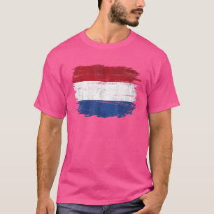 Camiseta Vintage Netherlands Flag For Dutch