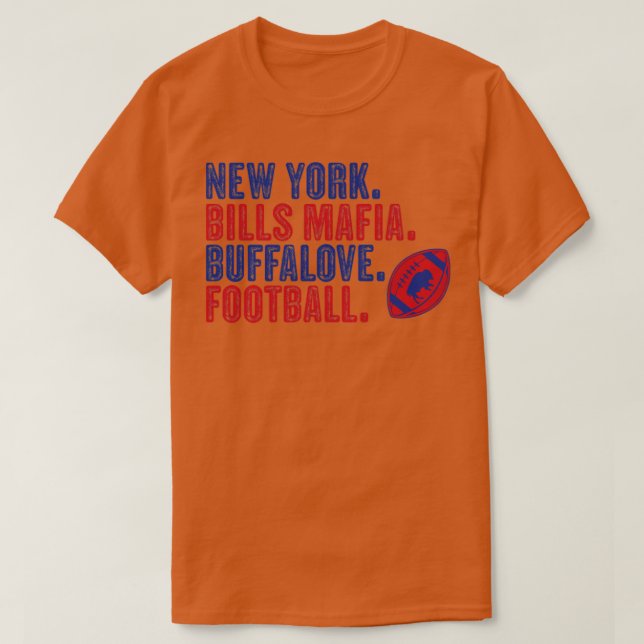 Camiseta Vintage New York Futebol Text (Frente do Design)