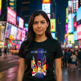 Camiseta Vintage New York Times Square Atomic Age