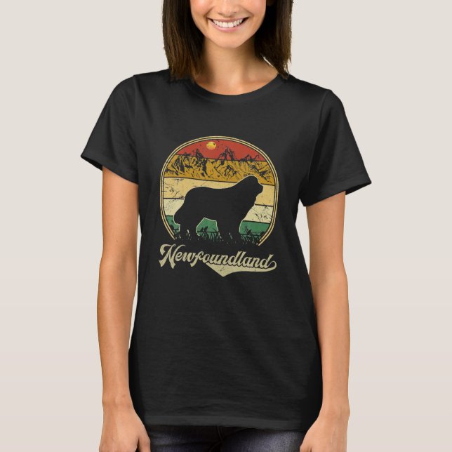 Camiseta Vintage Newfound Funny Retro Gift Dog Lover (Frente)