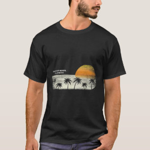 Camiseta Vintage Newport Beach Ca Ocean Sunset E Palm Tre