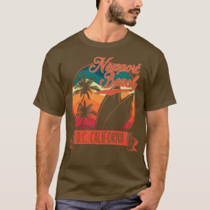 Camiseta Vintage Newport Beach Orange County California Sur