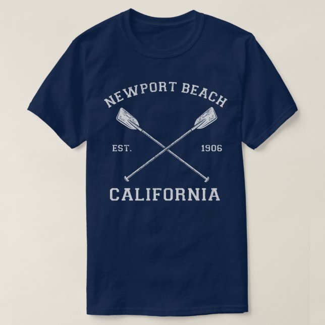 Camiseta Vintage Newport Beach VacDesign (Frente do Design)