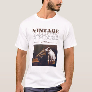 Camiseta Vintage Nipper, RCA Victor Voz do Mestre
