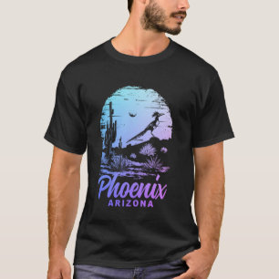 Camiseta Vintage no Deserto do Roadrunner da Arizona Phoeni