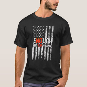 Camiseta Vintage No Dia Da Consciência Da Arma Veste Laranj