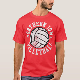 Camiseta Vintage Norte Iowa Voleibol