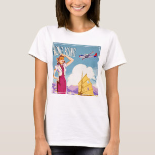 Camiseta Vintage Northwest Airlines Advertising Poster