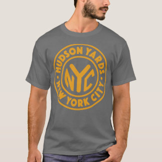 Camiseta Vintage Nova Iorque Circle Hudson Yards Dourado