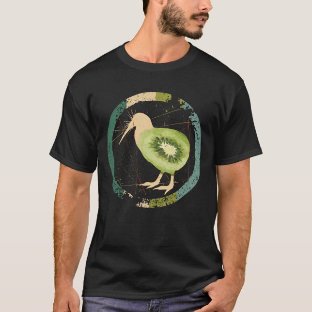 Camiseta Vintage Nova Zelândia Kiwi (Frente)
