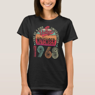 Camiseta Vintage novembro de 1968 54 anos 54 anos Aniversár