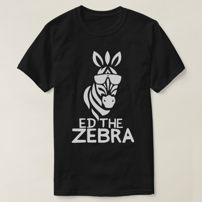 Camiseta Vintage Nunca Esqueça Ed a Zebra (Frente do Design)