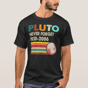 Camiseta Vintage Nunca Esquece O Espaço De Astronomia De Pl
