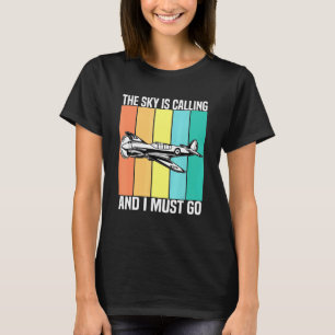 Camiseta Vintage O Céu Está Ligando E Eu Preciso Ir Para O
