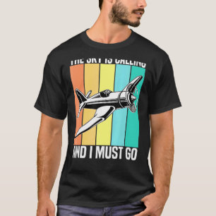 Camiseta Vintage O Céu Está Ligando E Eu Preciso Ir Para O