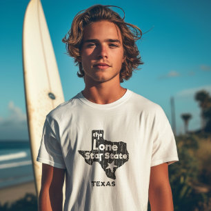 Camiseta Vintage O Estado Da Estrela Solitária