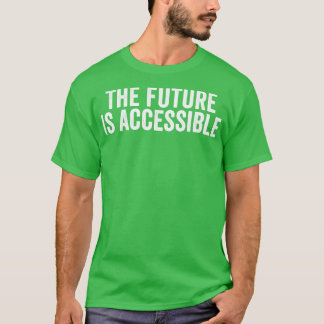 Camiseta Vintage O Futuro é o Topo do Tanque Branco Acessív