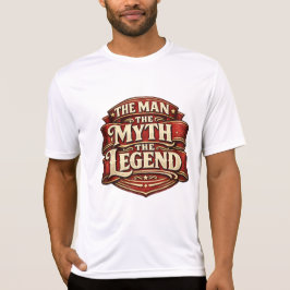 Camiseta Vintage O Homem O Mito A Lenda Dia dos Pais