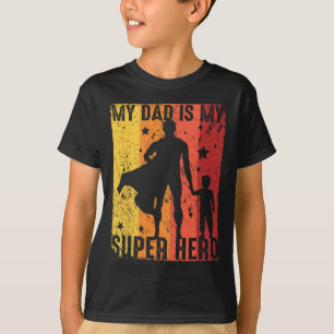 Camiseta Vintage O Meu Pai É O Meu Super Herdeiro Pai