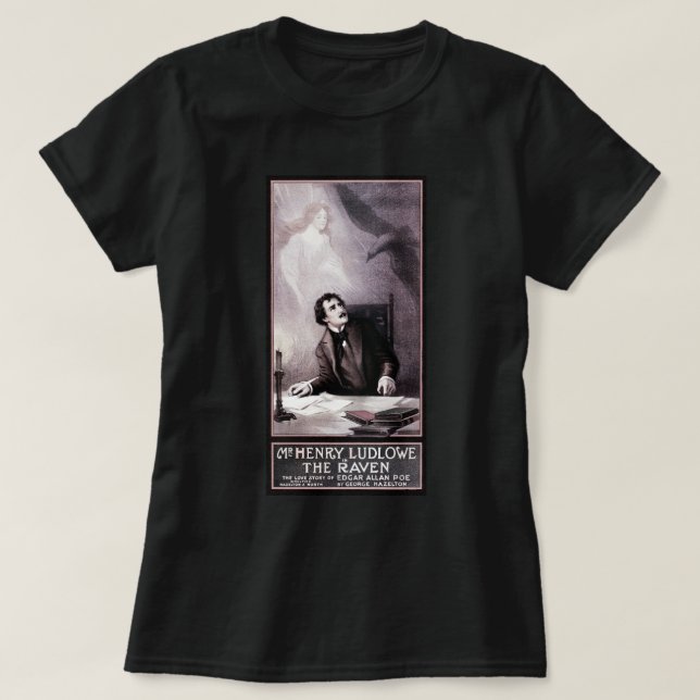 Camiseta Vintage O Teatral Raven (Frente do Design)