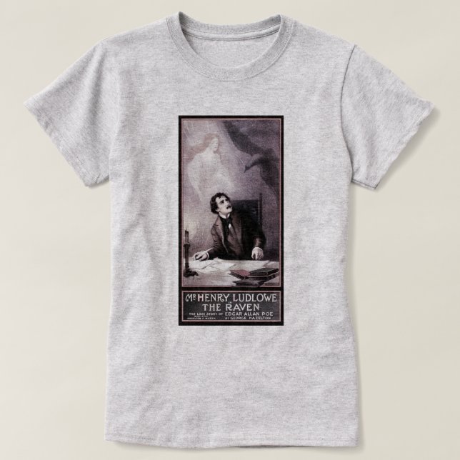 Camiseta Vintage O Teatral Raven (Frente do Design)