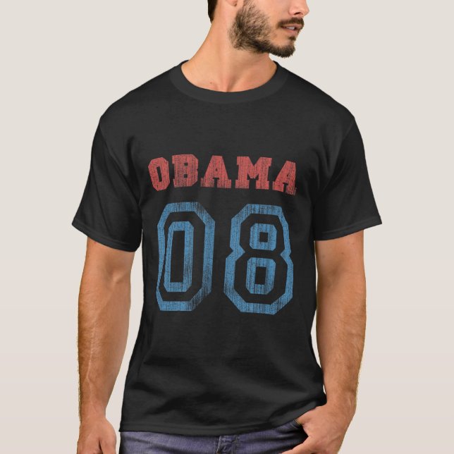 Camiseta Vintage Obama 08 (Frente)