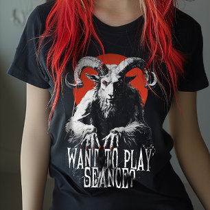 Camiseta Vintage Occult Gothic Baphomet Séance Horror