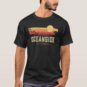 Camiseta Vintage Oceanside Beach California Ca Surfer