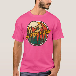 Camiseta Vintage Ogden Utah Mountain Hiking Souvenir Impres