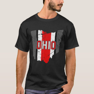 Camiseta Vintage OHIO Ohio State Map Women Men