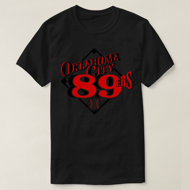 Camiseta Vintage Oklahoma City 89ers Baseba (Frente do Design)